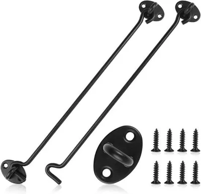 Obrázek produktu pro Nerezový bouřkový hák 30 cm pro dveře a brány