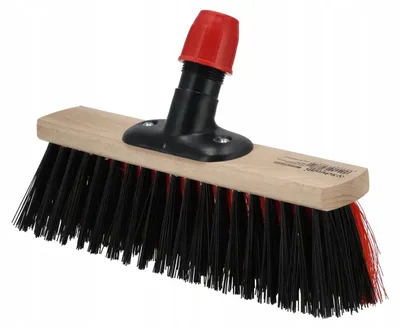 Image de Balai télescopique Smith Premium, largeur 30 cm | manche réglable | poils en nylon | Balai pour terrasse et jardin