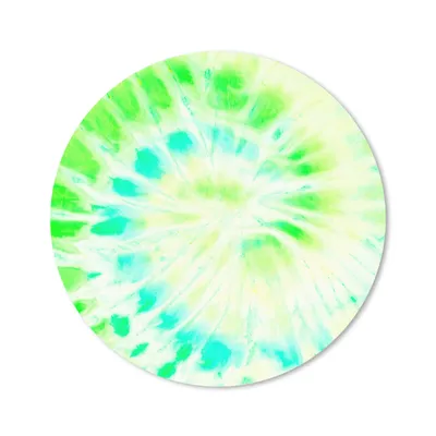 Produktbild von MuchoWow® Mauspad Mousepad Krawattenfärbung - Grün - Farbe 30x30 cm - Mousepads - Maus Mat - Pad - Mausunterlage - Tischunterlage - Schreibtischmatten