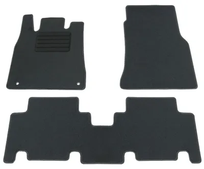Fußmatten-Set für Mercedes A-Klasse W168, 04/2001-08/2004, 3-teilig, Schwarz