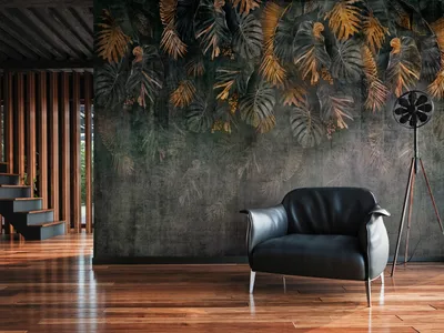 Produktbild von Vlies Fototapete tropische Blätter 400x280 cm Tapeten Wandtapete XXL Monstera Natur Pflanzenmotiv b-B-10093-a-a