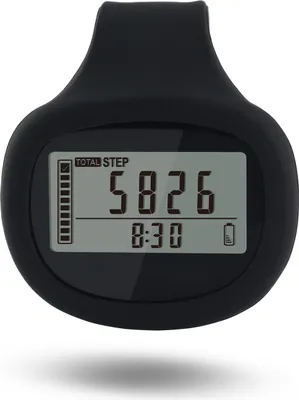 Produktbild von OKWISH Schrittzähler, 3D Schrittzähler mit Bewegungssensor, Fitness Tracker, Schrittzähler für Sport, Kalorienzähler, Aktivitätsmonitor, tragbarer Schrittzähler, pedometer, digitale Fitness Uhr