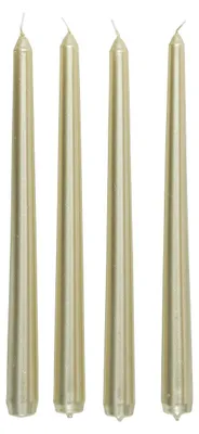 Immagine prodotto di Set di candele in raso, 4 pezzi, 25 cm