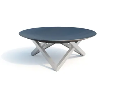 Produktbild von SvenskaV Design-Feuerschale / Feuerkorb FUTURA aus massivem Stahl Gr. XXL (58 cm)