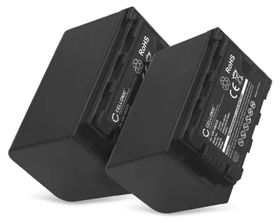 Image de CELLONIC 2x Batterie pour Appareil photo Compatible avec Panasonic HC-X1000, HC-MDH3, AG-AC8, CGA-D54 - (4400mAh, 7.4V)