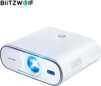 Zdjęcie produktu dla Projektor BlitzWolf BW-V5 Air Smart z Netflix, Google TV, 480 ANSI lumenów, HDR10+, automatyczną korekcją zniekształceń, obrazem do 180 cali, projektor kina domowego, wtyczka UE