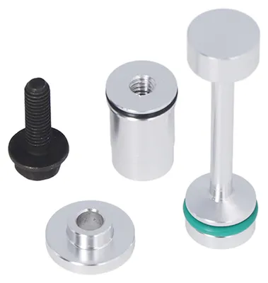Image de Kit de bouchons de fixation pour tube de dérivation d'huile en aluminium avec raccord cannelé, destiné aux moteurs LS 4,8 L, 5,3 L, 6,0 L et 6,2 L