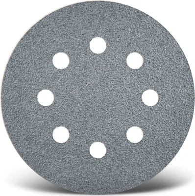 Produktbild von MENZER Platinum Klett-Schleifscheiben, 125 mm, 8-Loch, f. Exzenterschleifer, Halbedelkorund (50 Stk.) K320