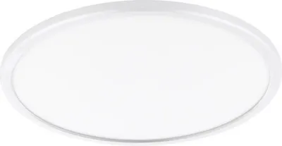 Zdjęcie produktu dla Lampa sufitowa LED Eglo Campasero, srebrna, Ø 42 x 2,5 cm, światło ciepłe i zimne