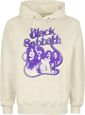 Produktbild von Black Sabbath Kapuzenpullover Herren Vintage Portrait altweiß L