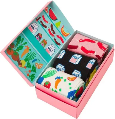 Image de PACK SOCKS HAPPY SOCKS FOODIE SOCKS Mehrfarbig