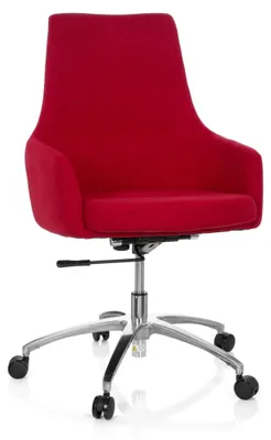 Produktbild von hjh OFFICE Home Office Bürostuhl SHAKE 100 Schreibtischstuhl mit Armlehnen Stoff Drehstuhl