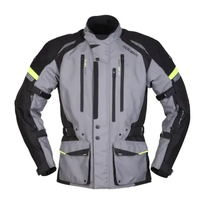 Produktbild von Modeka Striker II Motorrad Textiljacke, grau/schwarz, L