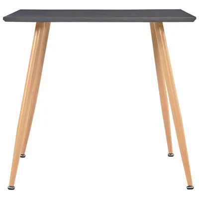 Immagine prodotto di Tavolo da pranzo grigio e rovere 80,5x80,5x73 cm MDF