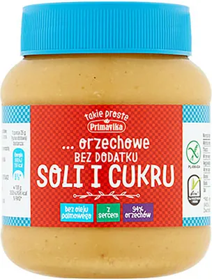 Obrázek produktu pro Primavika arašídová pomazánka 350 g bez soli a cukru z arašídů