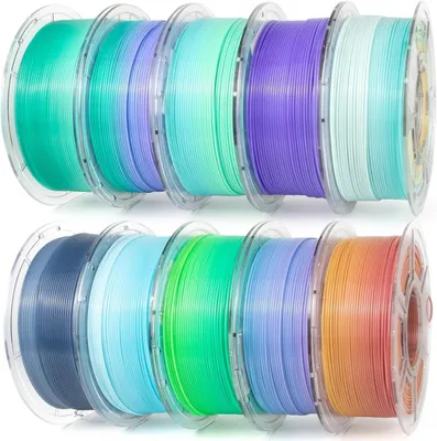 Produktbild von 3D-Filament – Filament für 3D-Drucker – 3D-Druckfaden – 3D-Druckmaterial – PETG-Filament – Transparent