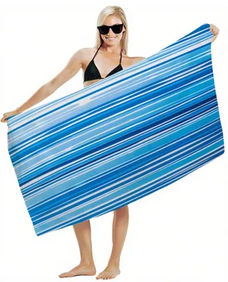 Image de Serviette de plage XXL en microfibre, à séchage rapide et anti-sable
