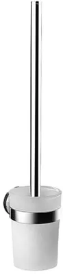 Produktbild von emco round Bürstengarnitur, satiniertes Glasteil, Wandmodell, 431500101