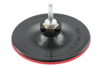 Produktbild von Högert Klett-Schleifteller mit Schaft, Ø125 mm, M14