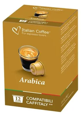 Zdjęcie produktu dla Arabica Italian Coffee kapsułki do Tchibo Cafissimo - 12 kapsułek