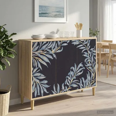 Immagine prodotto di vidaXL Mobile bar DOKKUM, finitura Sonoma, 102 x 33 x 75 cm, materiale: legno composito
