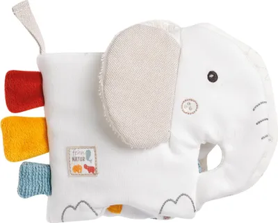Produktbild von Fehn® Fehn Stoffbuch Elefant fehnNATUR