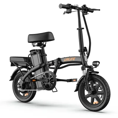 Immagine prodotto di E-bike - F1L, city bike pieghevole - Motore brushless da 250 W - Batteria al litio da 48 V 7,5 Ah - Autonomia 31–60 km - Ruote da 36 cm - Velocità massima 25 km/h - Bianco