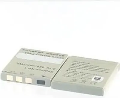 Produktbild von Akku für Samsung SLB-0837 Li-Ion 3,7 Volt 700 mAh schwarz.