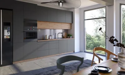 Immagine prodotto di Cucina moderna linea mobile cucina design mobili su misura mobile cucina grigio