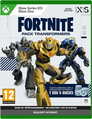 Obrázok produktu pre Epic Games Fortnite - Pack Transformers, Xbox Series X, Očakávané hodnotenie