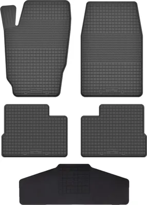 Produktbild von Gummi Fußmatten Set Für: Kia Sportage I (1995-2004) Gummimatten Schwarz