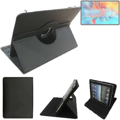 Produktbild von High quality kompatibel mit Chuwi HiPad Max Schutz Hülle 360° Tablet Case Schutzhülle Flip Cover  schwarz. Tablet Hülle drehbar Standfunktion
