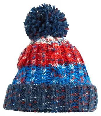 Image de Beechfield - Bonnet à pompon FK1853 (taille unique) (rouge chili)