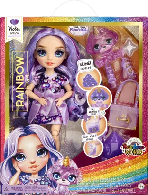 Zdjęcie produktu dla MGA Entertainment Classic Rainbow Fashion Doll - Violet (fioletowa)