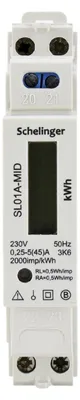 Stromzähler / Wechselstromzähler / Drehstromzähler / für DIN35 Hutschiene / 1-Phasig