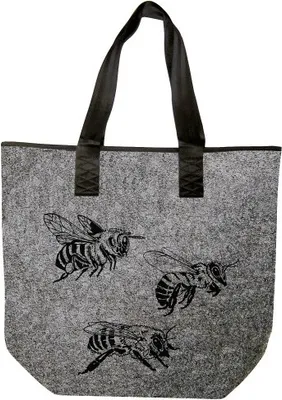 Produktbild von Filztasche mit Stickmotiv - Bienen - 26272 - Bag Shopper
