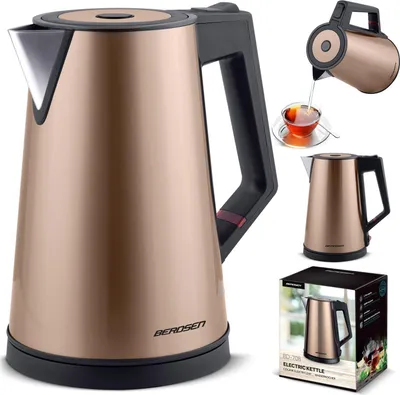 Image de Bouilloire Électrique 1,7L BD-708 Couleur cuivre