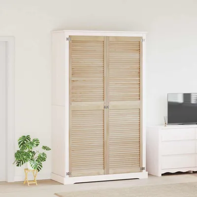 Immagine prodotto di vidaXL Anta dell'armadio 2 pezzi Naturale 201 x 2,1 x 59,5 cm Legno di pino massiccio