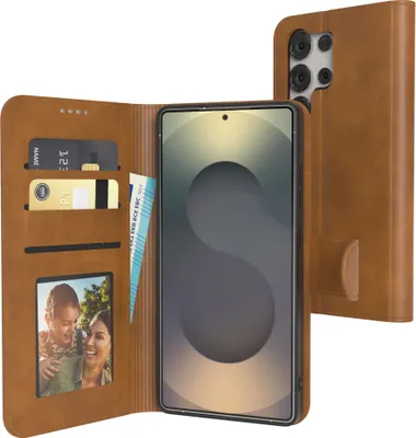 Produktbild von EAZY CASE Business Hülle für Samsung Galaxy S25 Ultra klappbar, Premium Kunstleder Handyhülle mit Kartenfach
