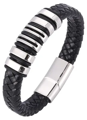 Produktbild von Edelstahl-Gliederarmband für Herren