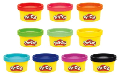 Image de Lot de pâte à modeler Play-Doh - 10 pots