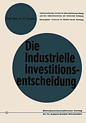 Produktbild von Die industrielle Investitionsentscheidung