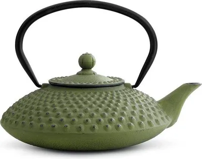 Produktbild von Grüner Eisenkessel 125l mit Noppenstruktur Asiatisch
