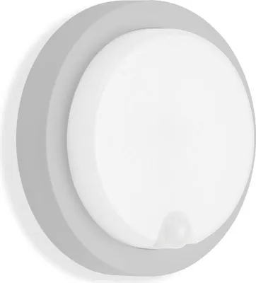 Produktbild von LED Außenleuchte Bewegungsmelder IP44 12 W silber Kunststoff Ø 17 cm Telefunken