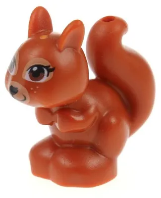 Produktbild von 1x Lego Tier Eichhörnchen dunkel orange Augen braun Friends 6252410 11568pb04