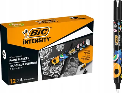 Obrázek produktu pro Bic 5274251 BIC Permanentní fixa Intensity, kulatá špička, bílá