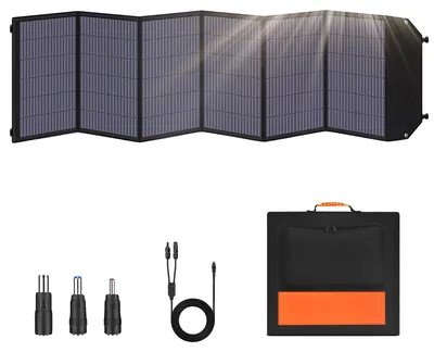 Obrázok produktu pre Solárny panel, 200 W, skladací dizajn, vysoká účinnosť, SP200, 20,5 V, 200 W