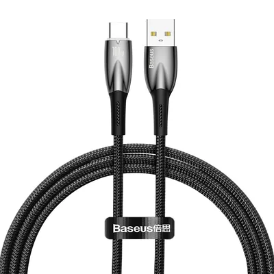 Obrázek produktu pro Baseus USB-A až USB-C Kabel pro rychlé nabíjení, 100W, 1m - černý