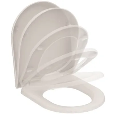 Image de IDEAL STANDARD UV09001 Siège de WC Exacto, fermeture en douceur, blanc