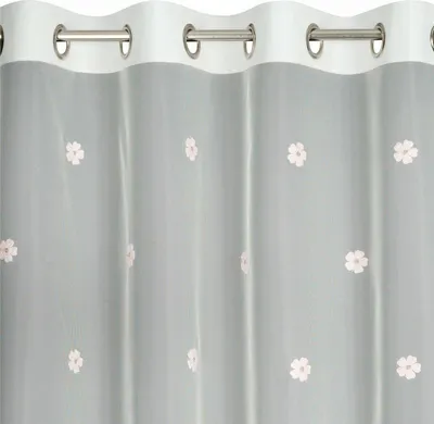 Obrázok produktu pre Eurofirany 417873, Sheer, Biela, Vzor, Polyester, Prsteň, 35 g/m²